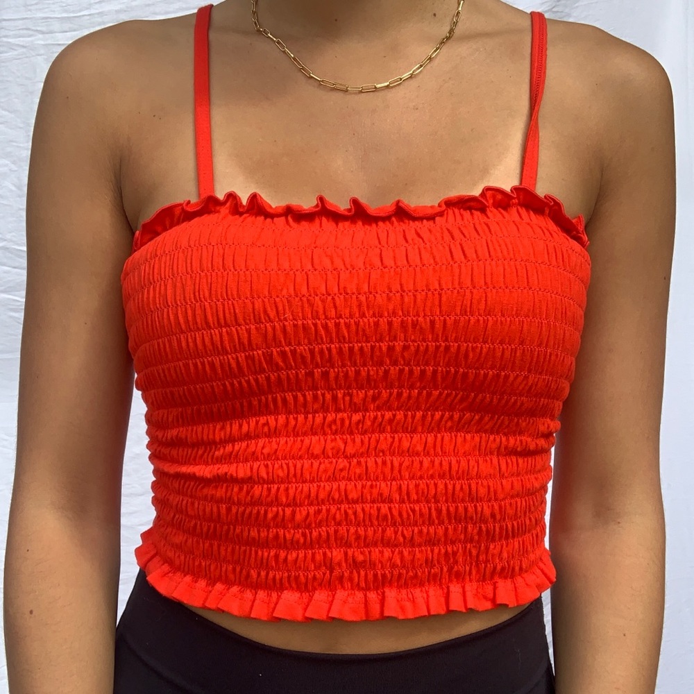 Red Crop Top